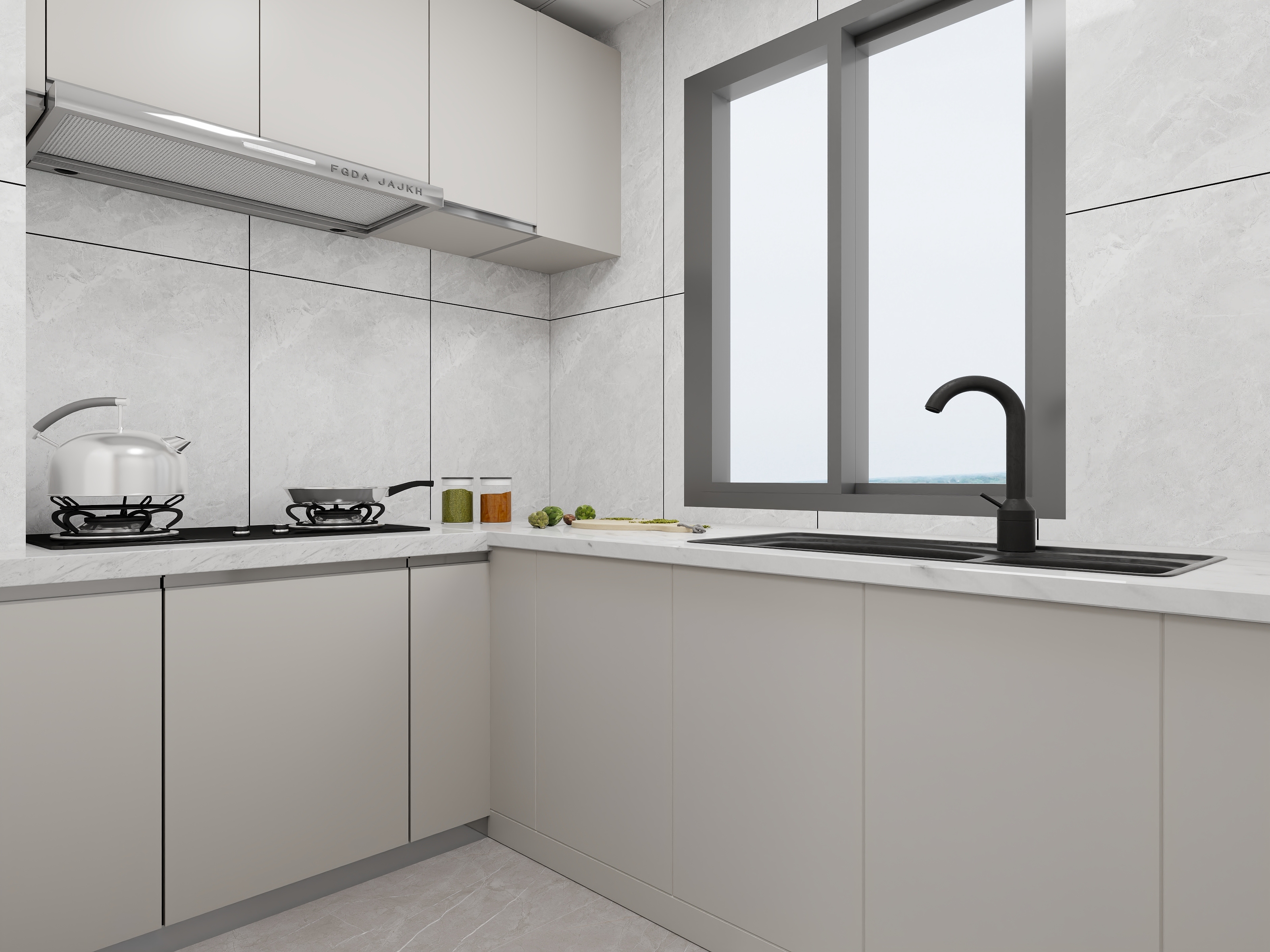 艺雅丽-120平奶油风装修效果图