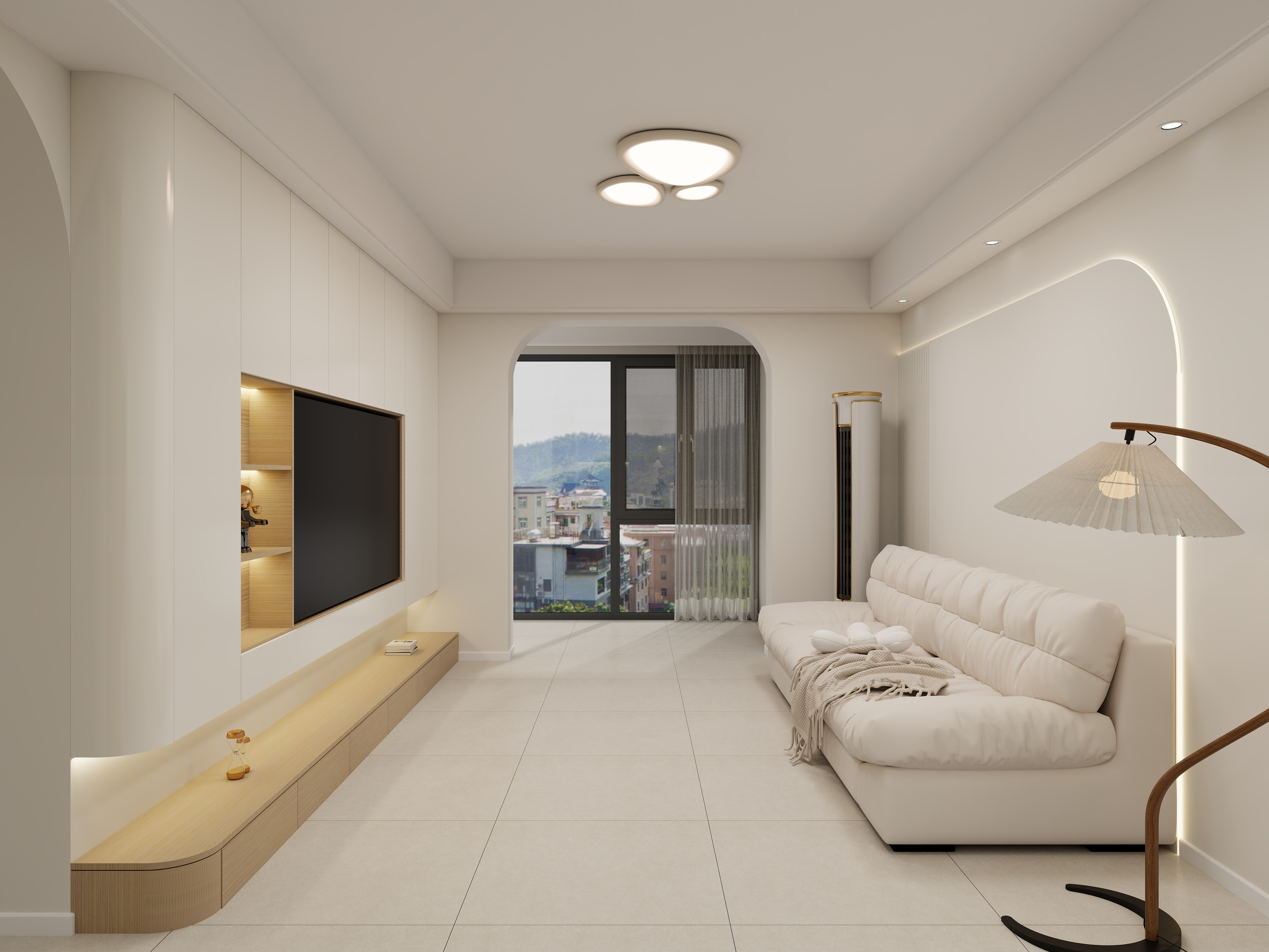 LS设计-刘闪-山水如画（原木奶油）104㎡3室-装修设计方案