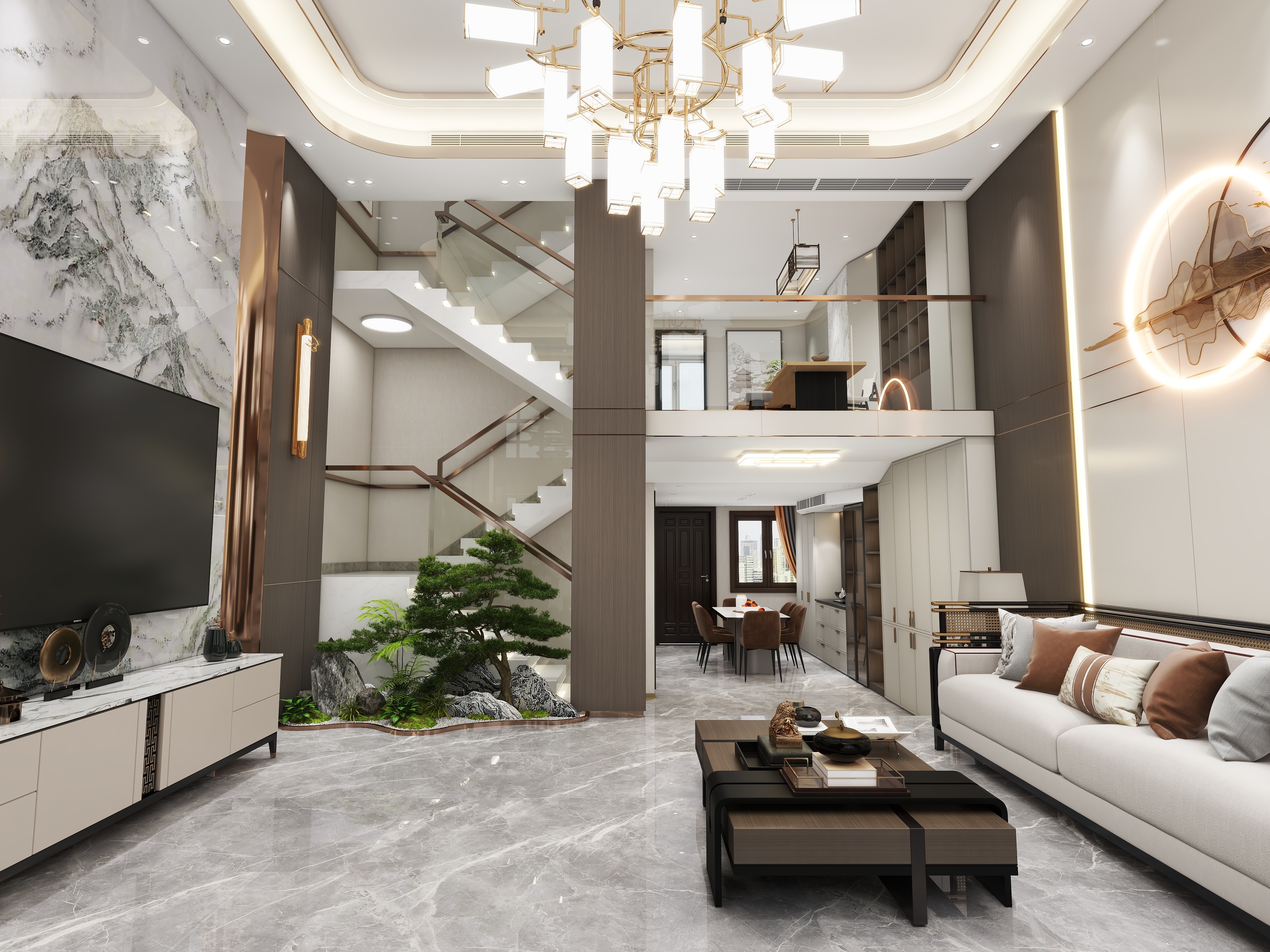 宋毅-南京-武夷绿洲沁荷苑 新中式-装修设计方案