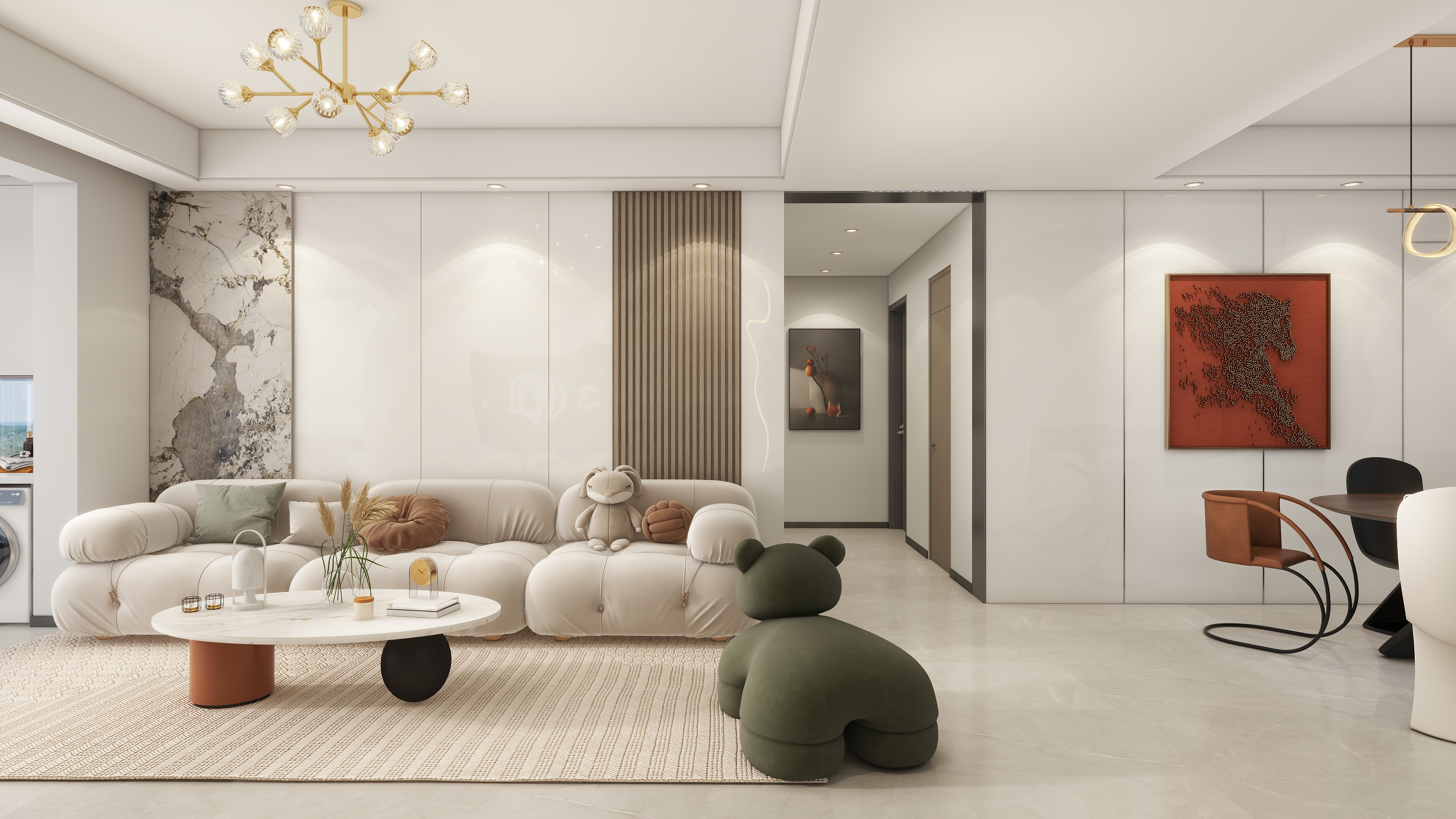 意境设计01-123㎡3室-装修设计方案