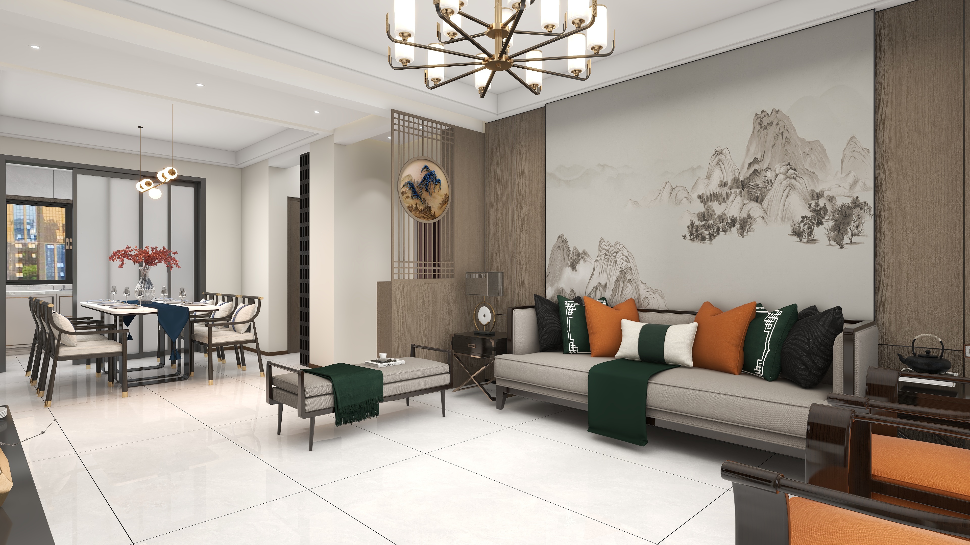 五五六六78-尚善苑新中式-装修设计方案