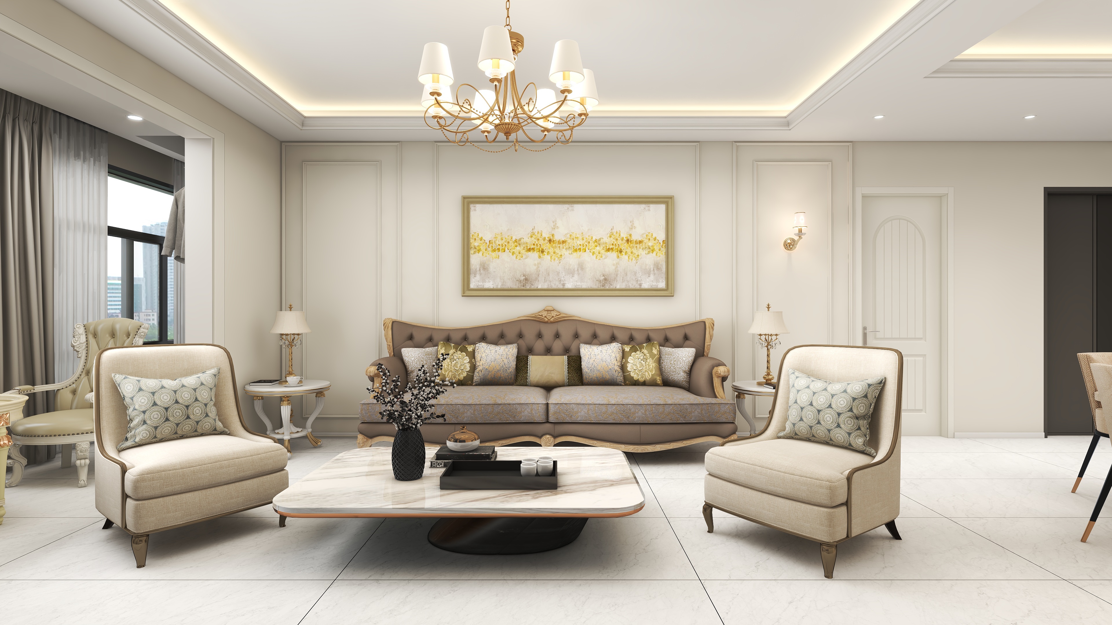 五五六六78-盛达公馆简欧-装修设计方案