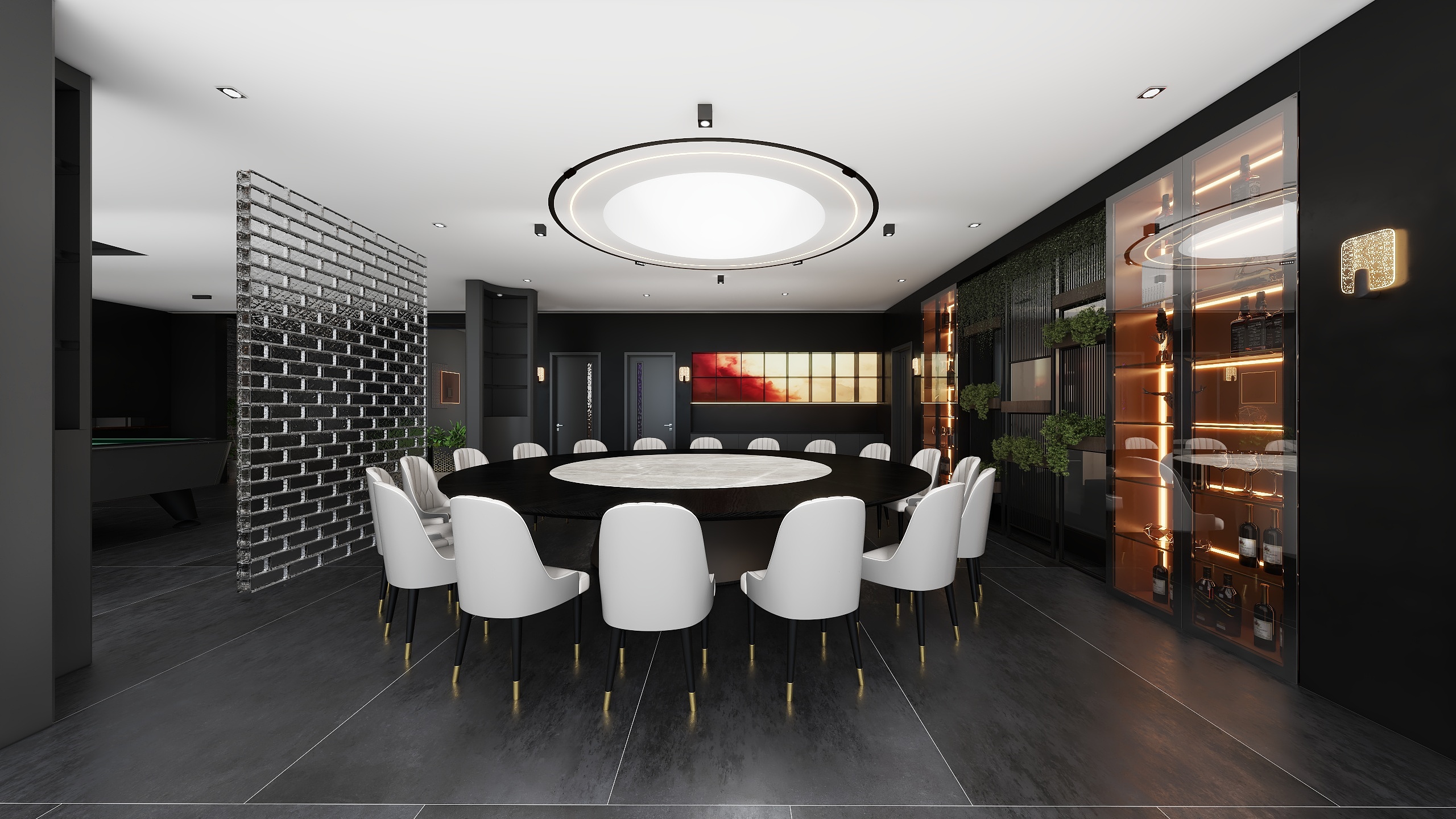 H丨Design-私人会所-装修设计方案