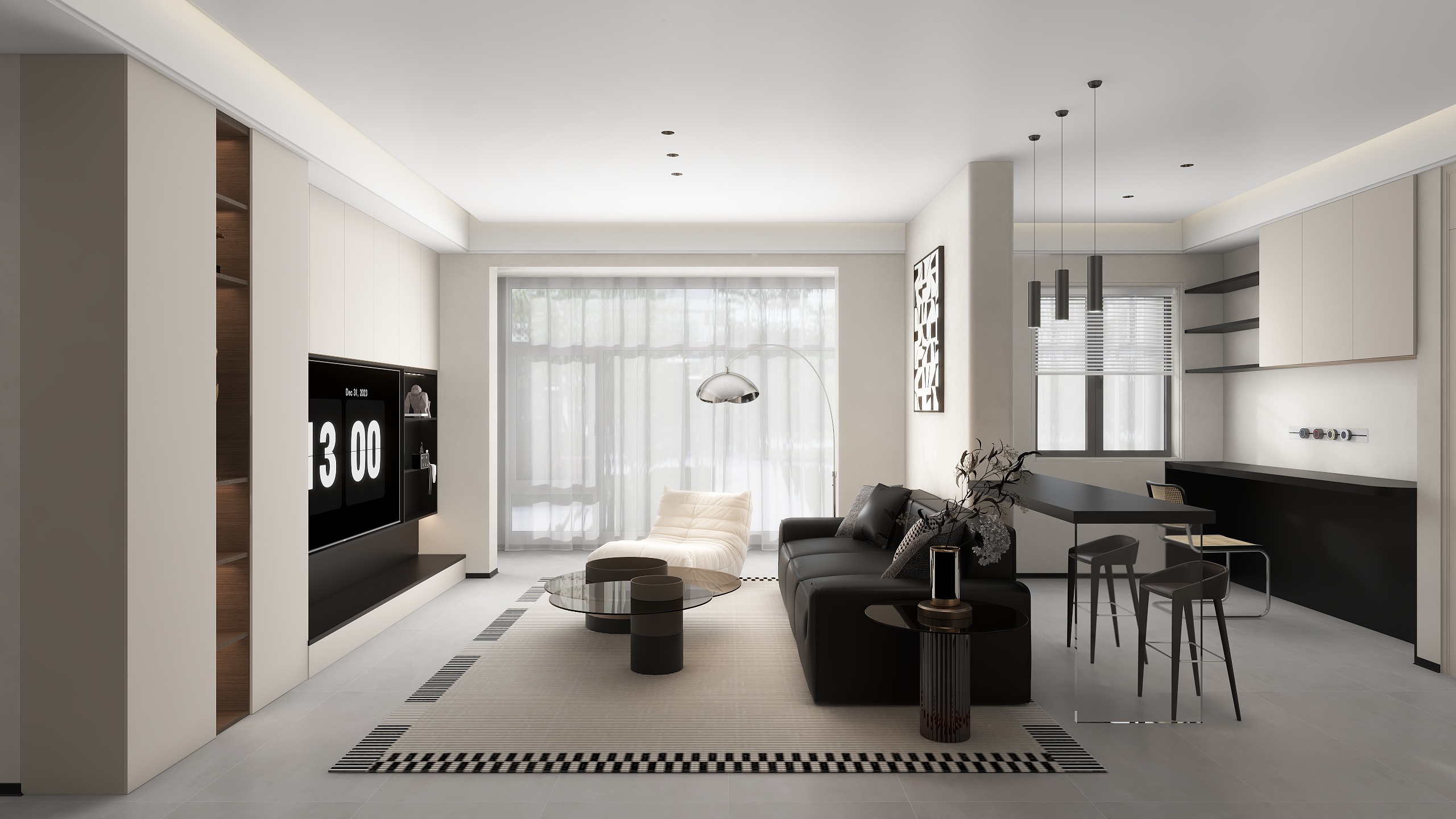 东廷-SPACE-文鑫城玺现代简约-装修设计方案