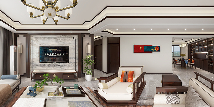 百川装饰设计出品-紫金苑1-2-西户-装修设计方案