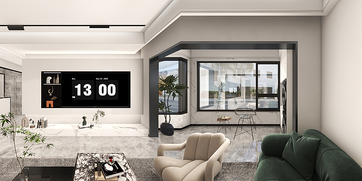 今天又画图了-碧桂园·翡翠公馆-装修设计方案