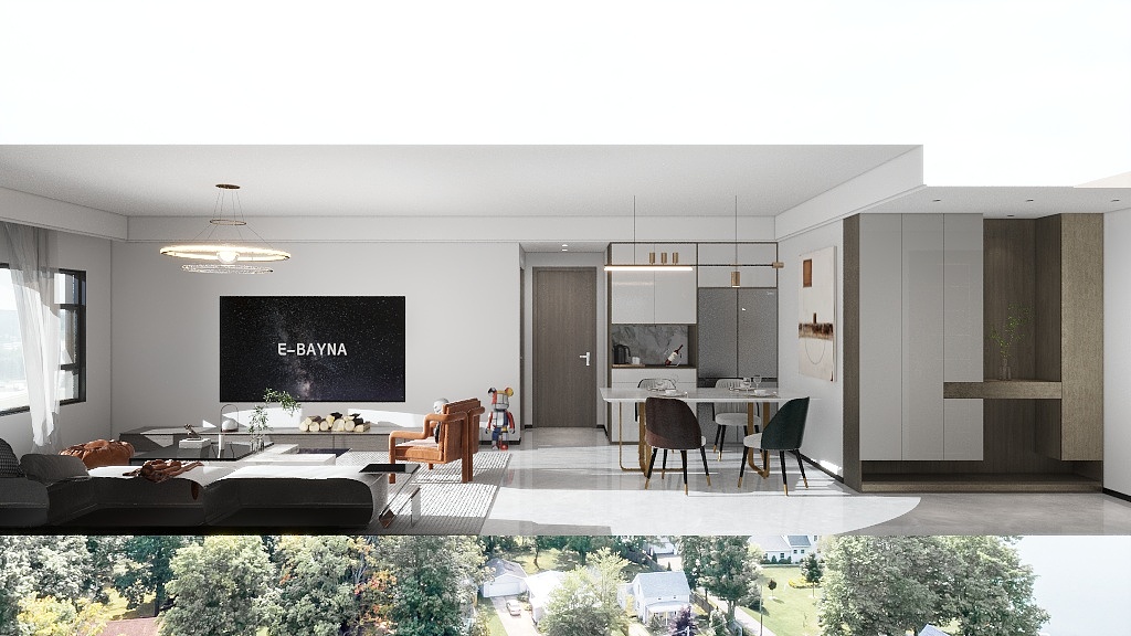 渐层-120平现代-装修设计方案