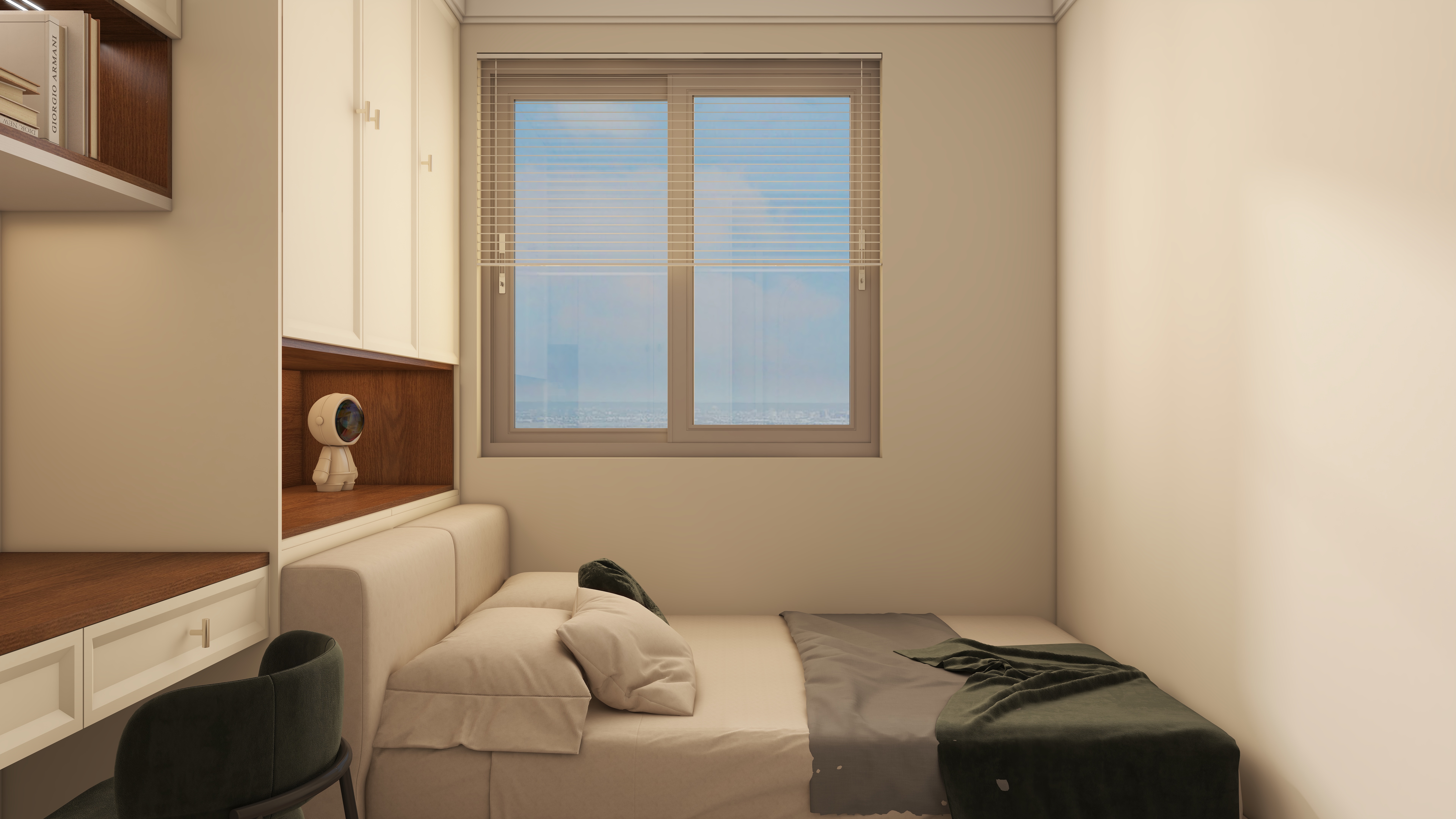 设计师-郭璇-嘉荷雅筑87㎡2室装修效果图