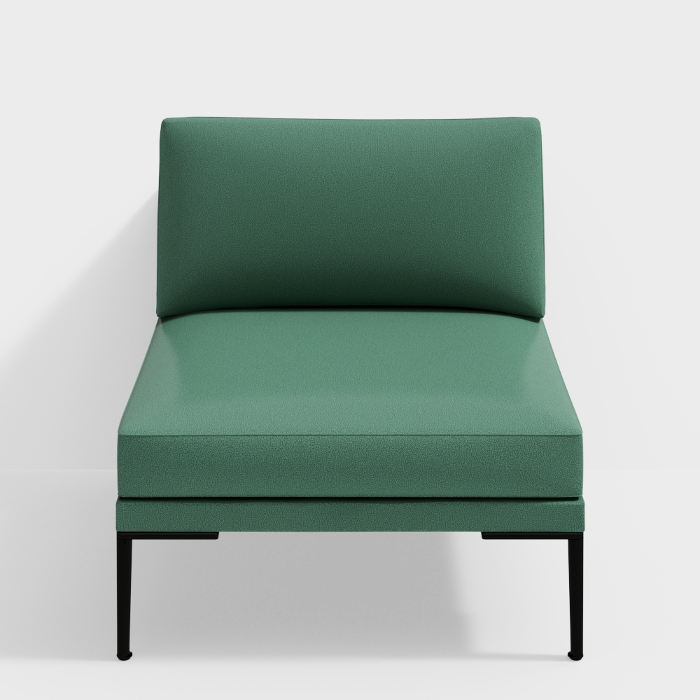 Arper_Steeve_modular_1seat_seat-back-cushion_52163D模型