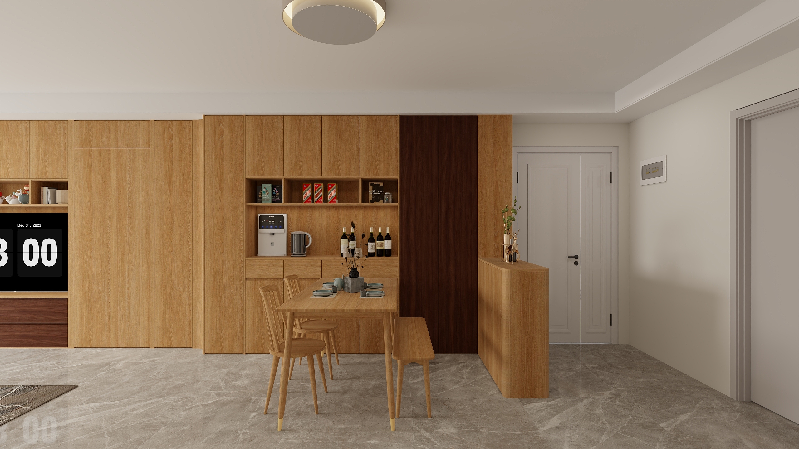 简翔时光法则原木定制-世纪城3期晴雪园-装修设计方案