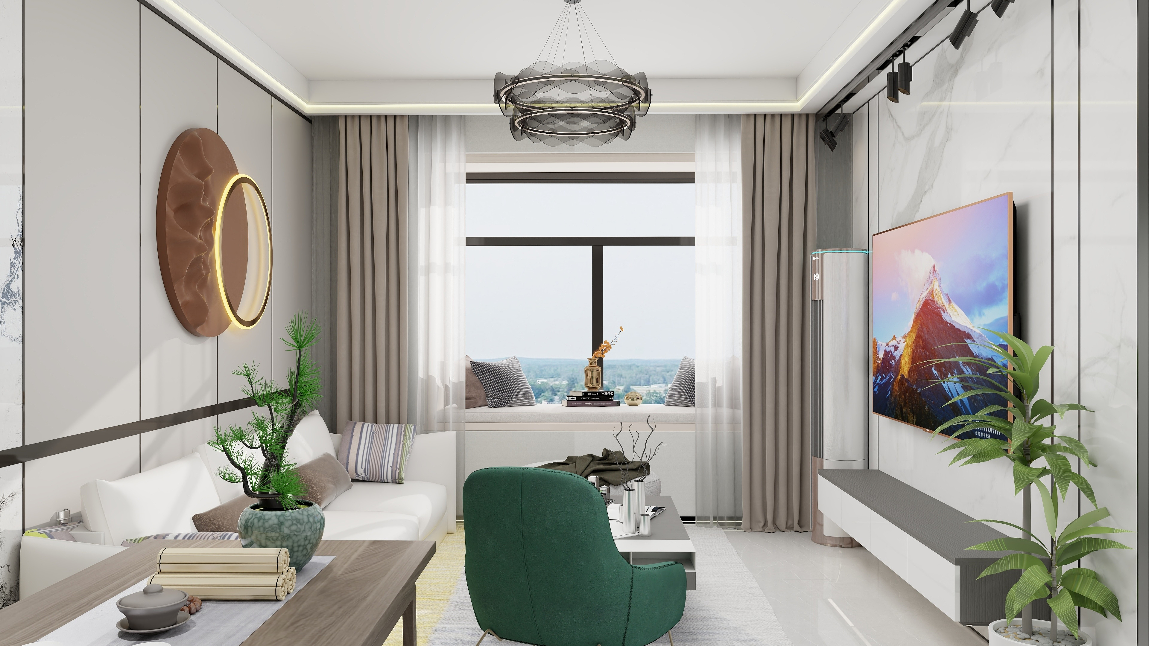 无题2020-阳光银座二期81㎡2室-装修设计方案