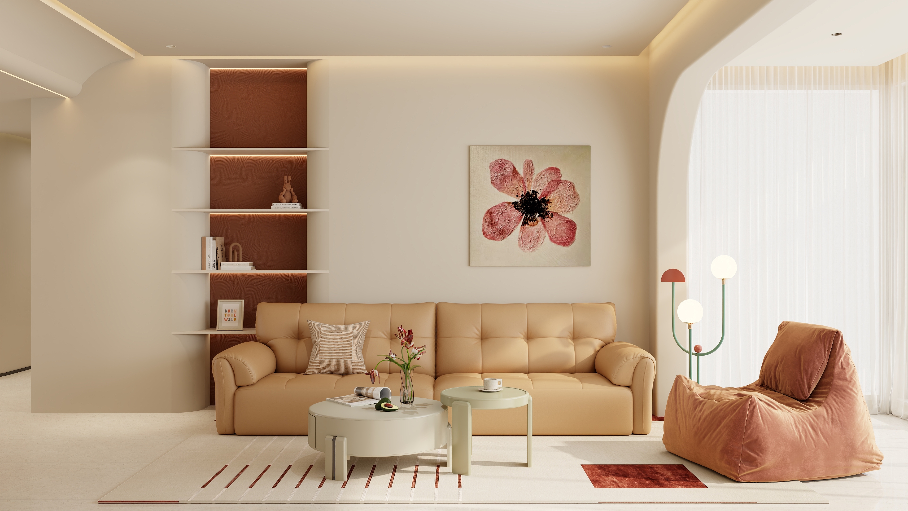 L俊Oo-多巴胺-时尚简约舒适型-装修设计方案