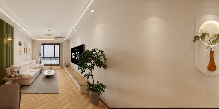 丶设计师丶-中央城N7-1604奶油风4.13-装修设计方案