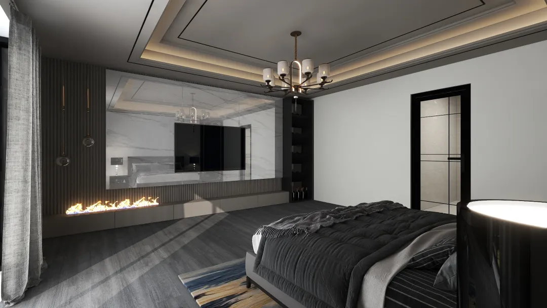 Solid Hyseni的装修设计方案:Luxury Bedroom