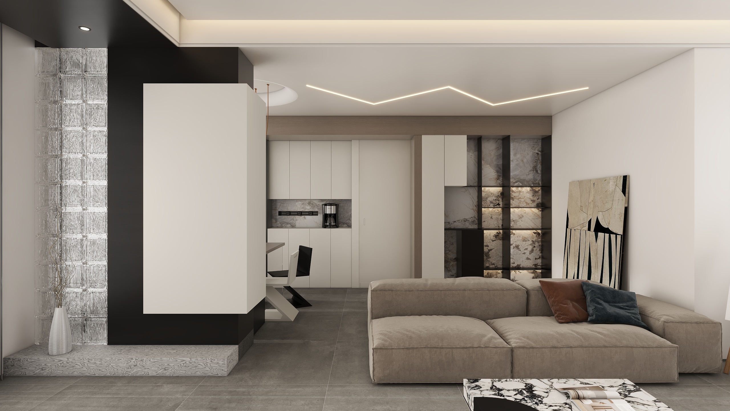 见手青公主-Design-97㎡1室-装修设计方案