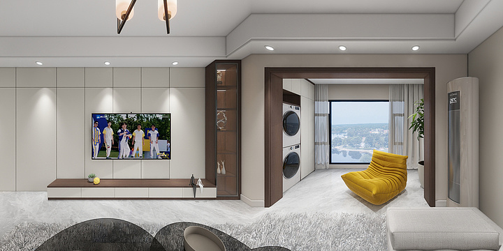 鑫坤装饰全屋定制-泽尧领地-8-203-装修设计方案