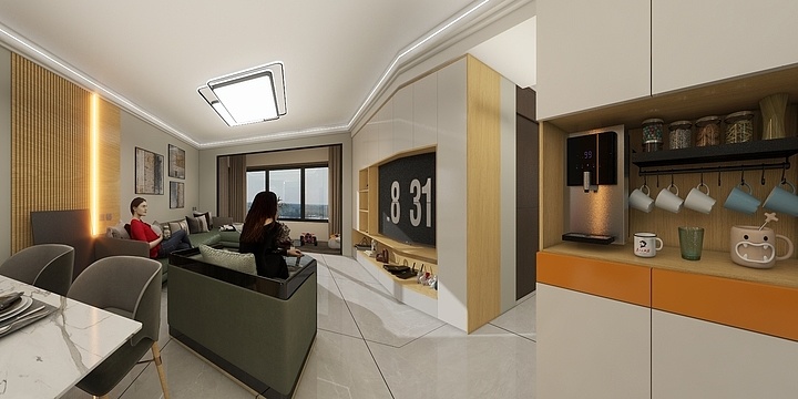 五点五十五Hg-翰林名苑103-装修设计方案