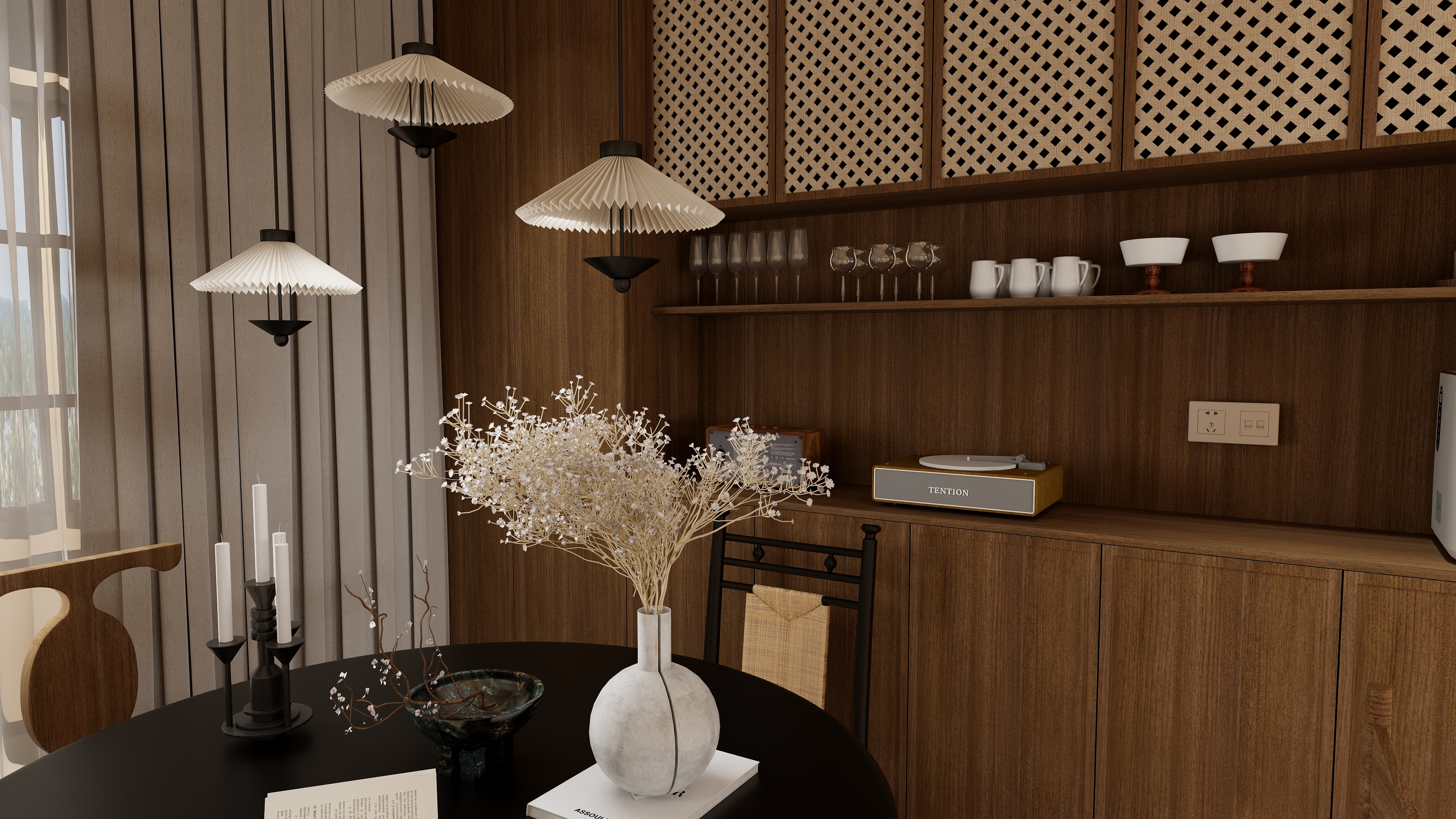 十七052-美式136㎡4室-装修设计方案