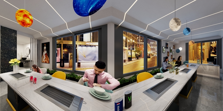 心动丶可乐工作室-朋克风串串店-装修设计方案