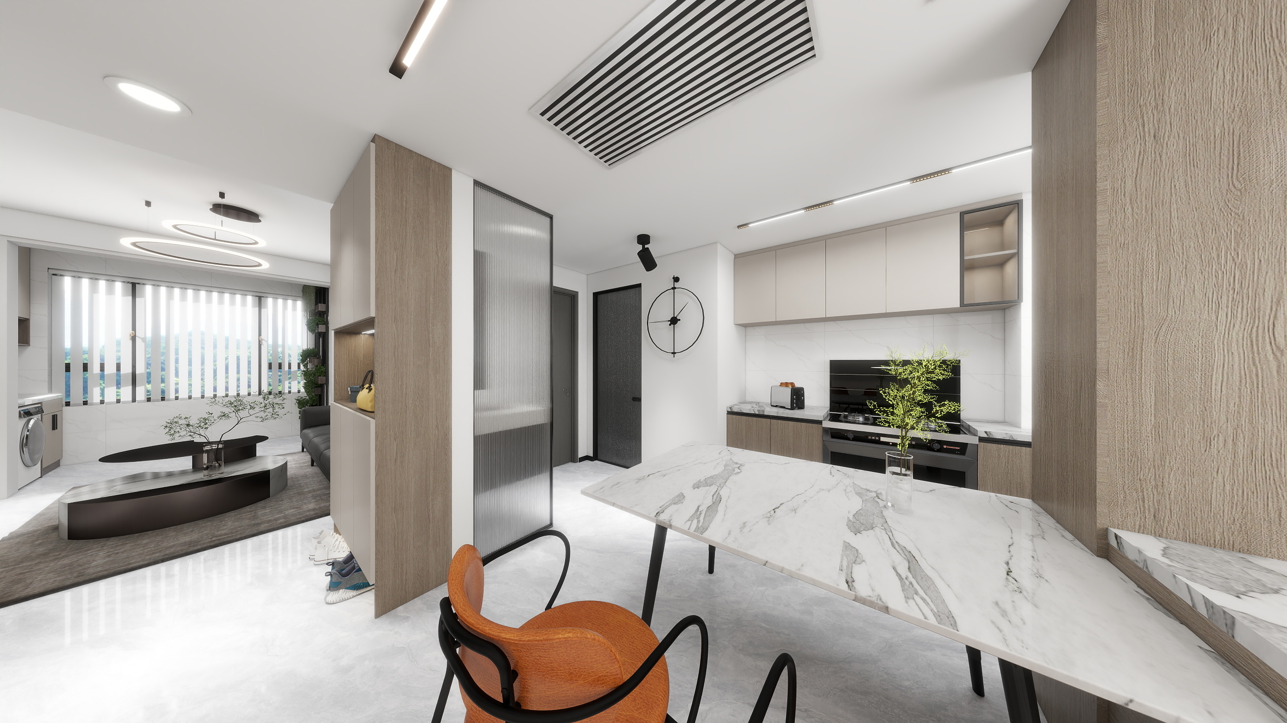 屋子设计-76㎡2室-装修设计方案