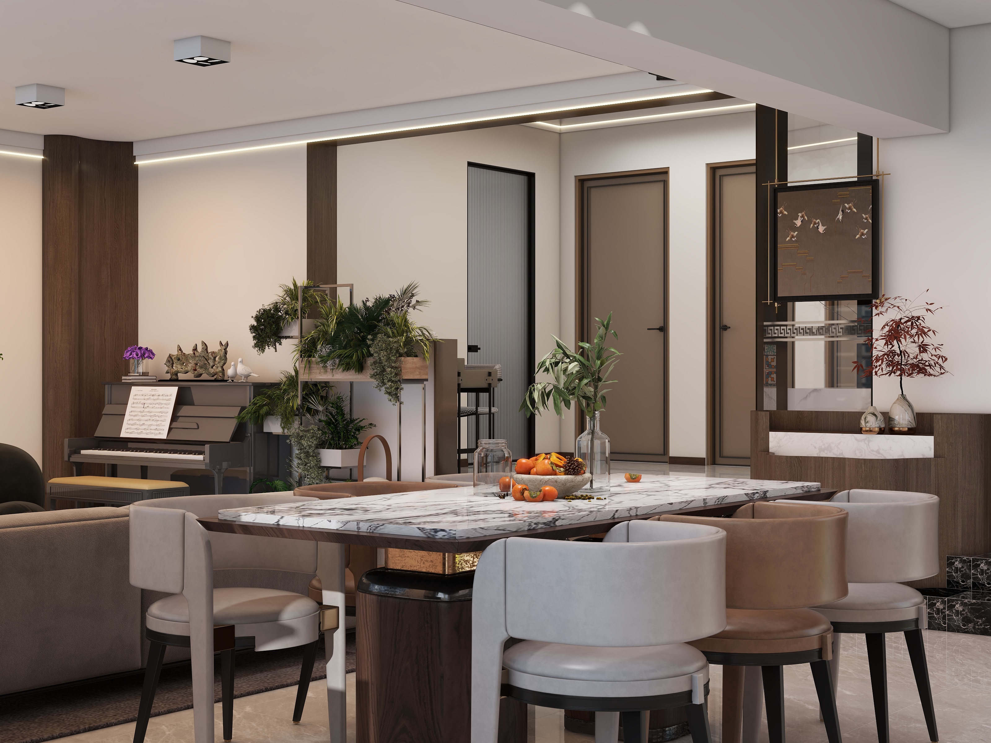 唐山设计师岳镇岭-159丽景琴园现代轻奢-全案-装修设计方案