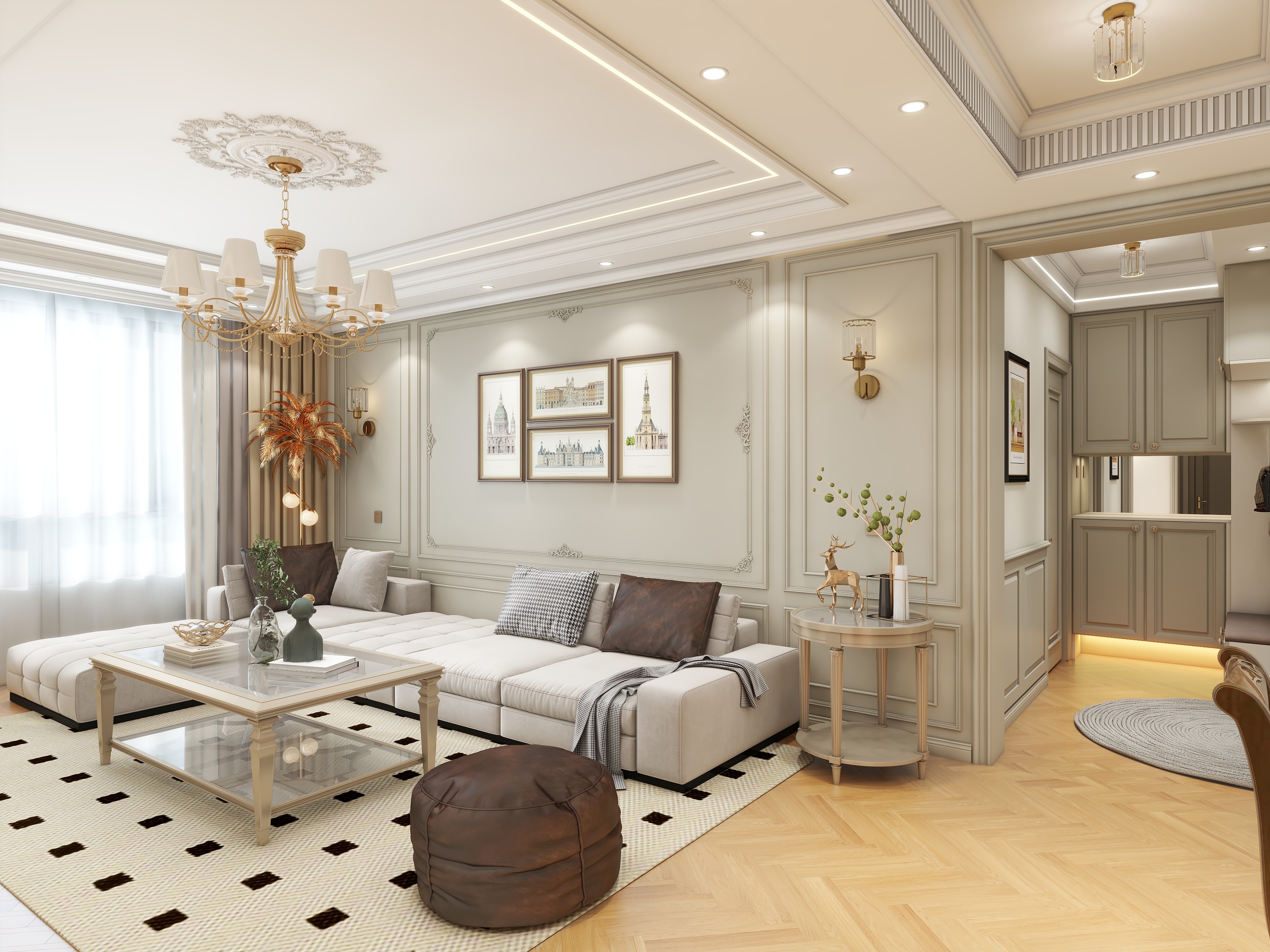 艾尼外尔-美式风格-装修设计方案