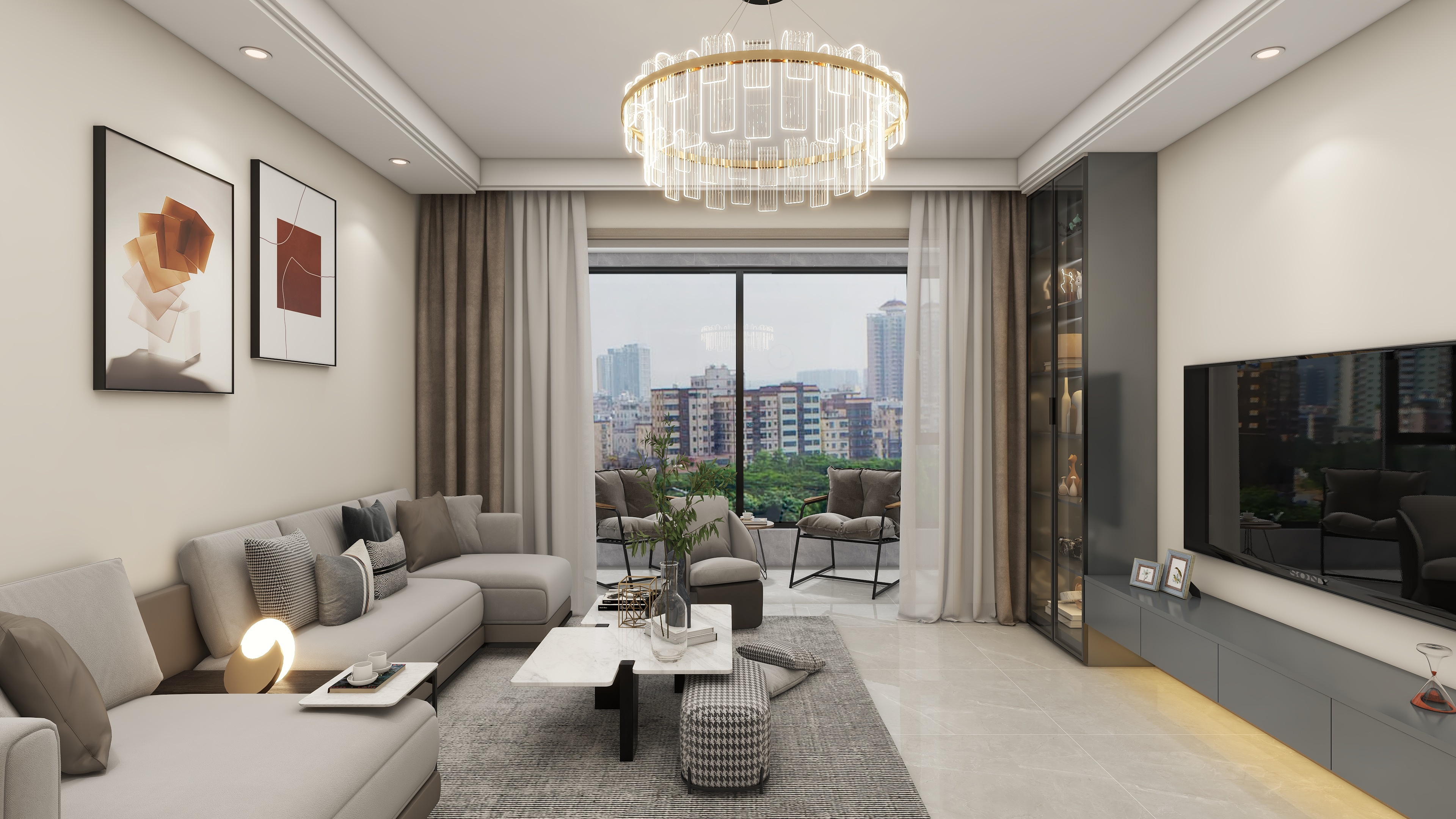 环宇0315-御馨花城112㎡2室-装修设计方案