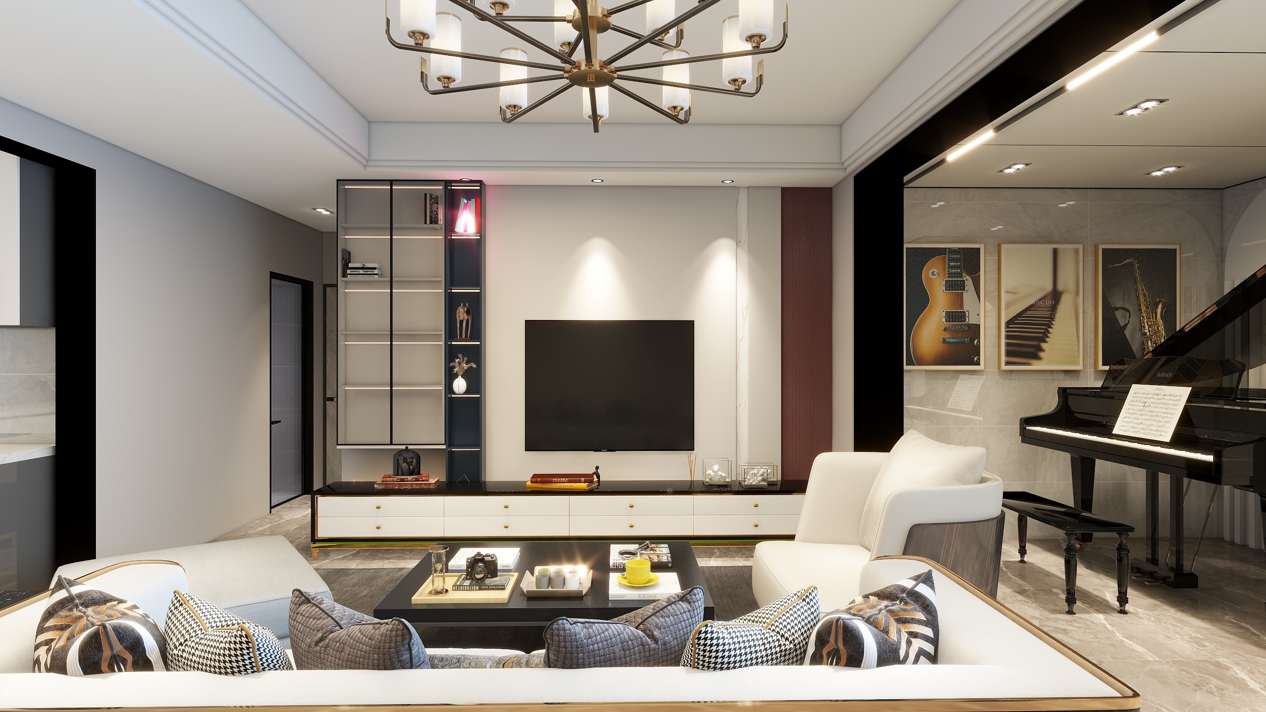 鑫佳装饰设计工作室-龙湖香港置地瑰雲里109㎡2室-装修设计方案