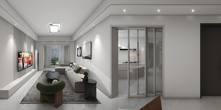 一铭设计装饰有限公司-五岭小区6-1-1904-装修设计方案