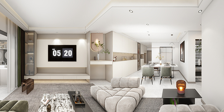 小宇空间设计-效果图设计2-装修设计方案