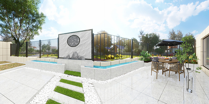 辰逸室内设计师-庭院-装修设计方案