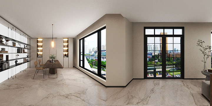 天津金意陶002-格调初晴-装修设计方案