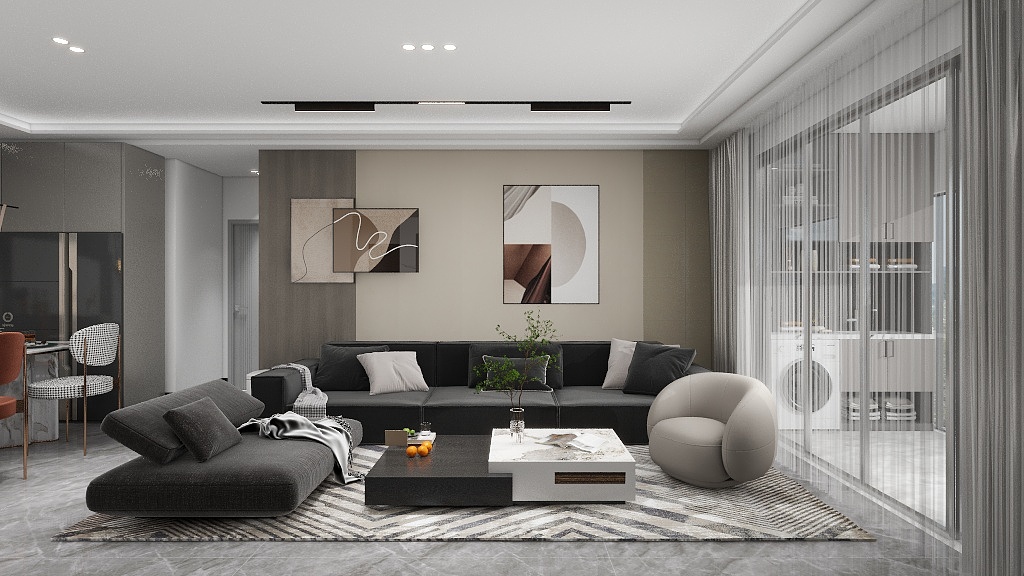 糖家三石-104㎡3室-装修设计方案