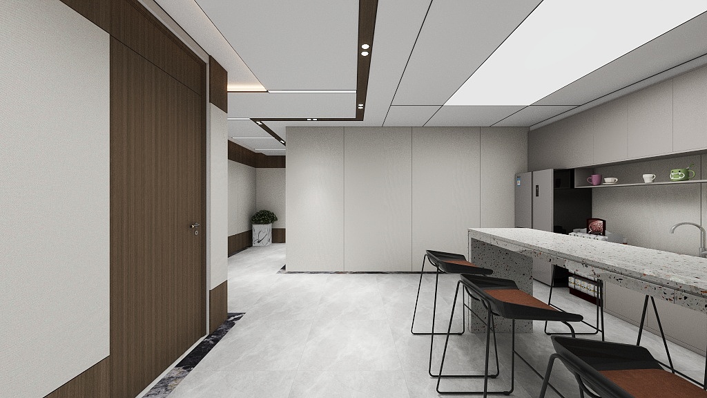 晟森透明装修-办公楼道-装修设计方案