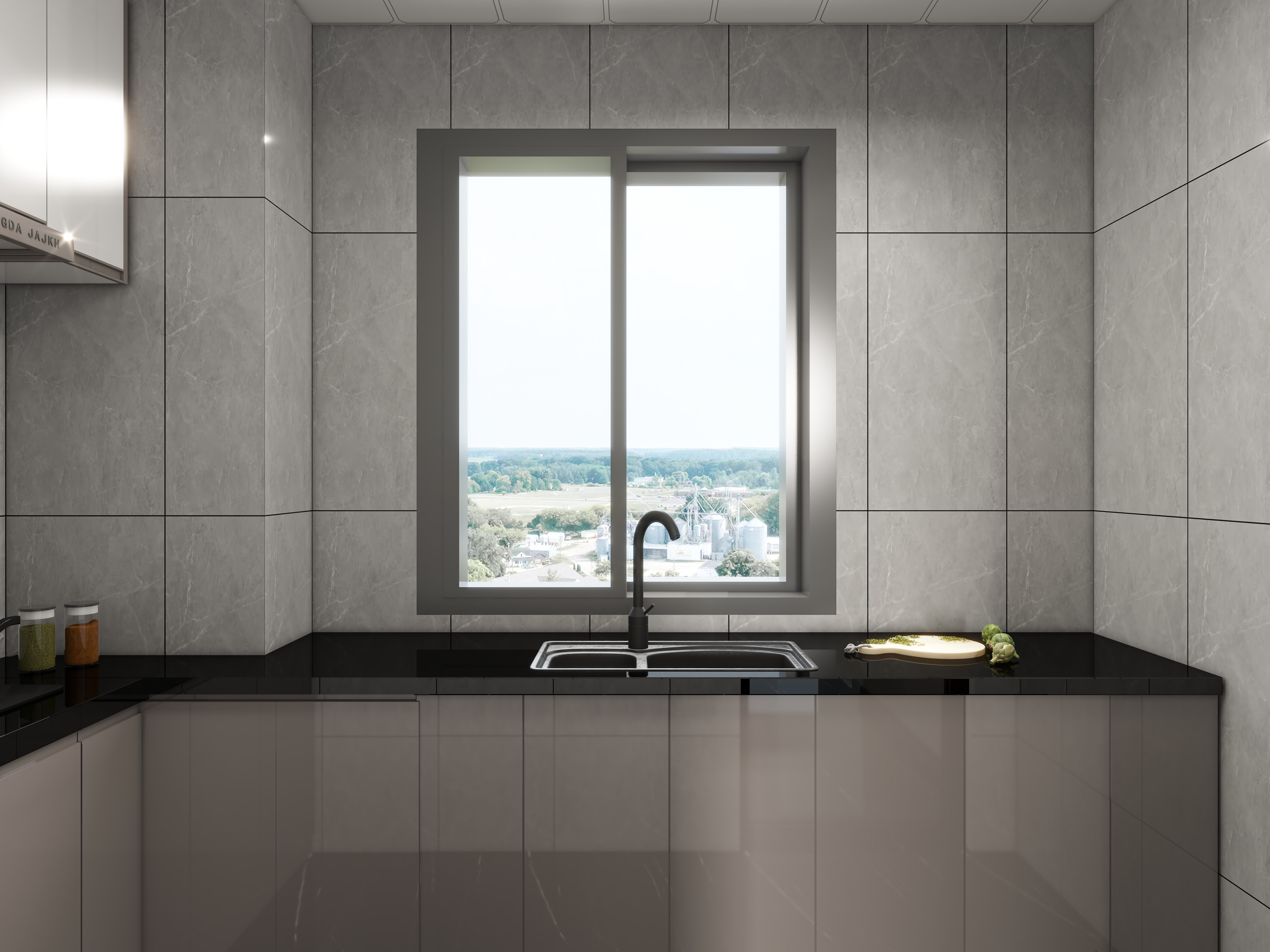 艺雅丽-87平现代简约 装修效果图