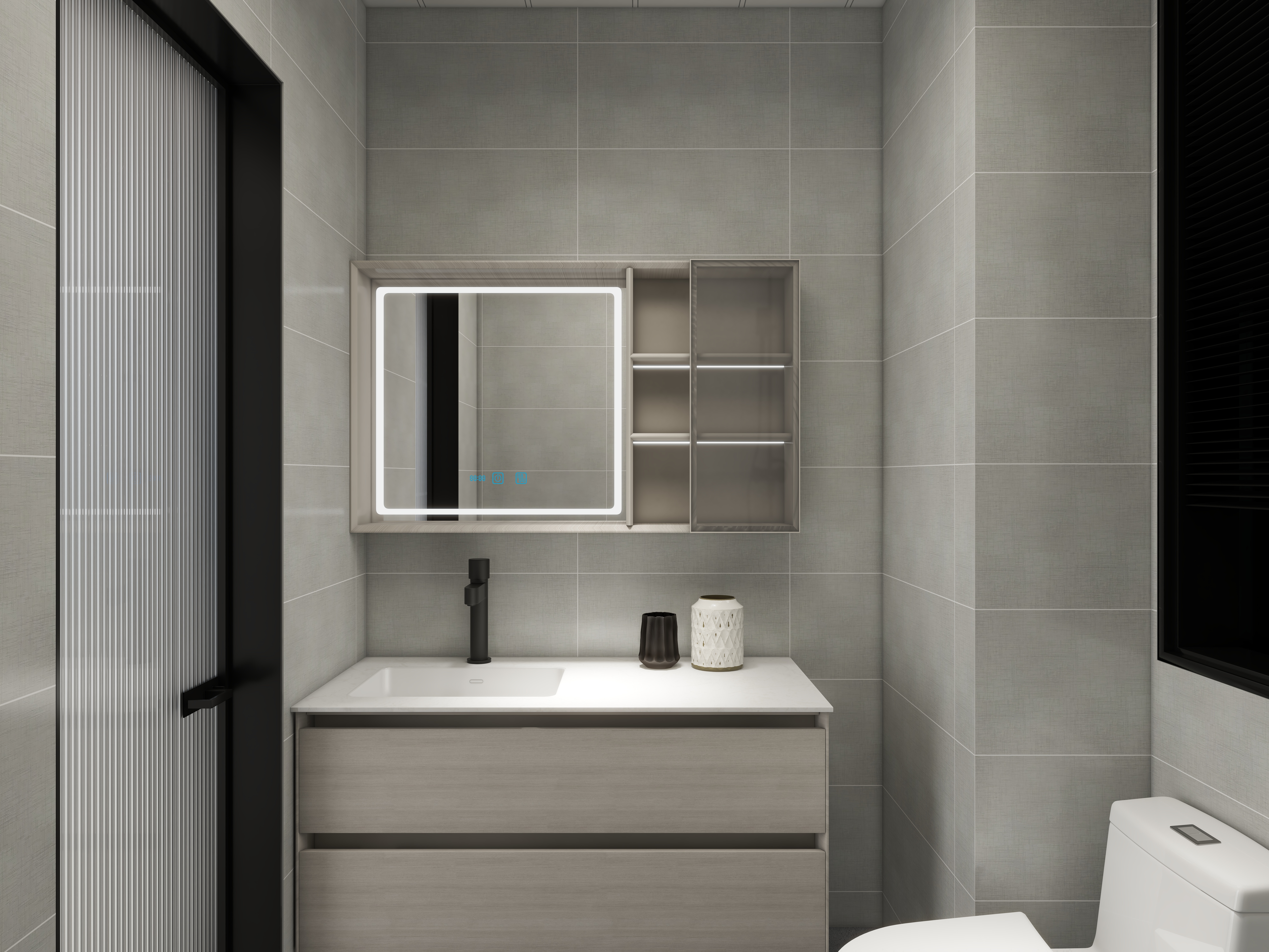 艺雅丽-107平现代简约装修效果图