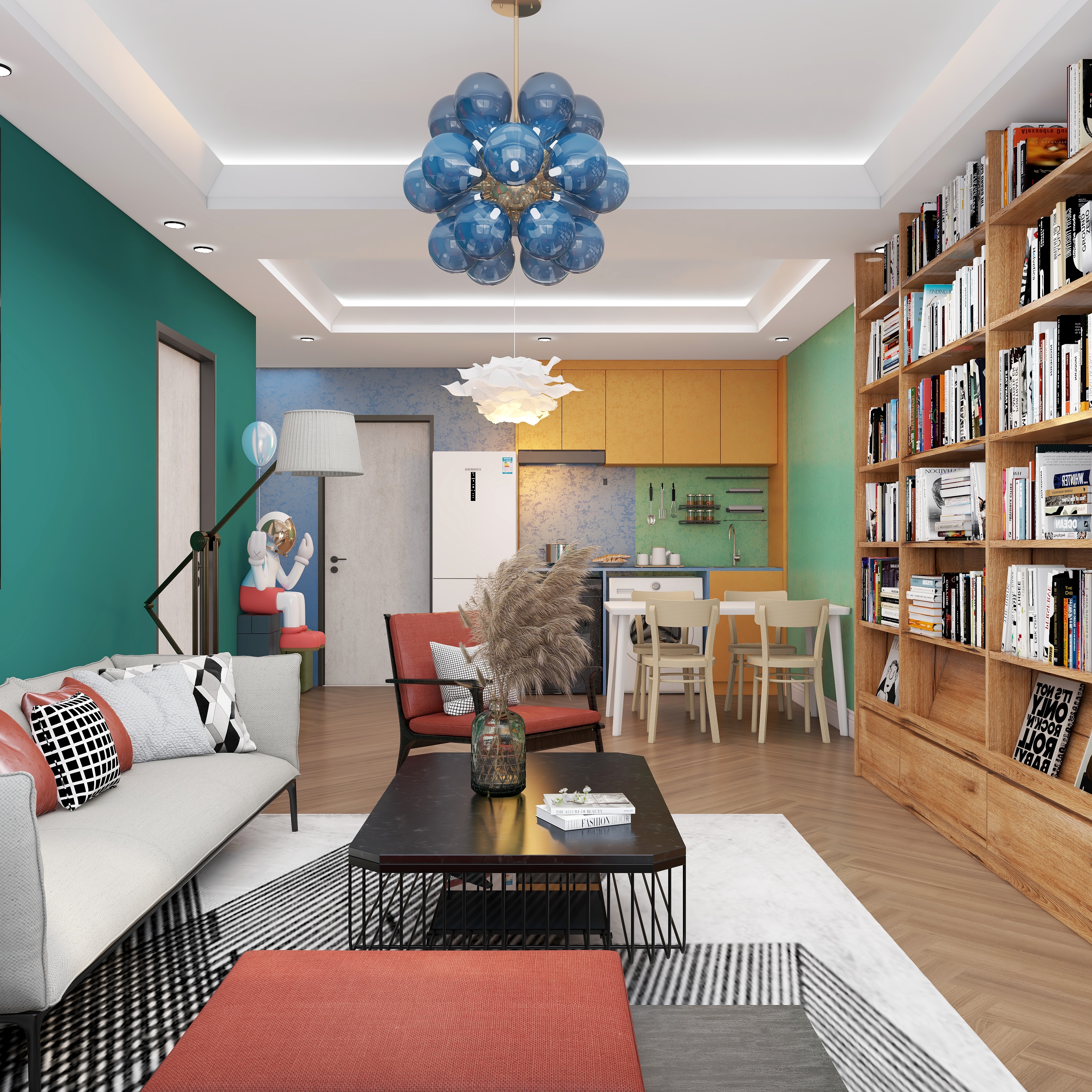 后现代点唱机-色彩空间-装修设计方案