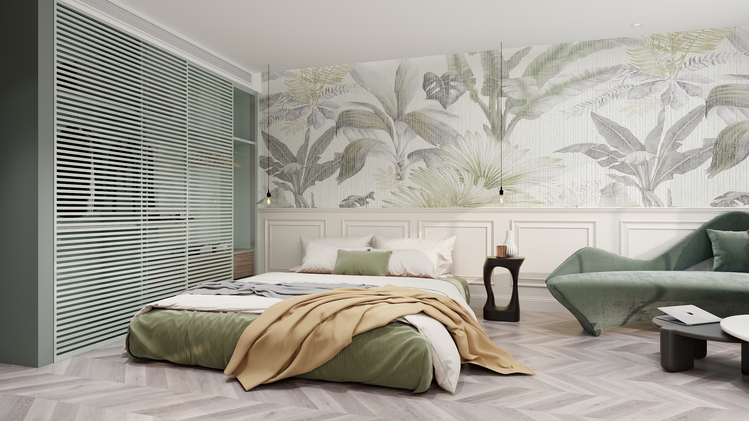 全案设计师-胡馨月-清新风-装修设计方案