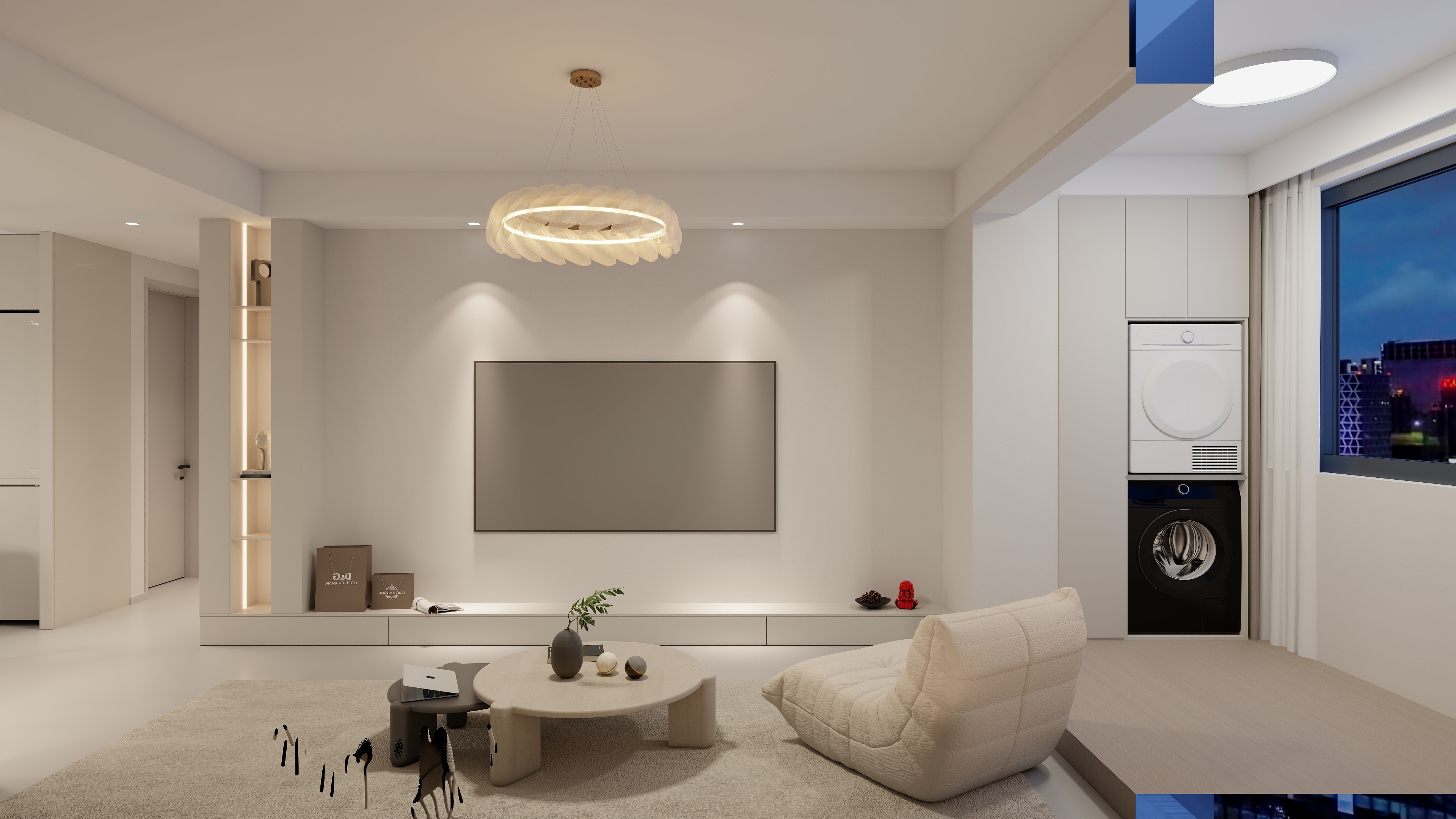 浦江名邸-温馨奶油风    -装修设计方案