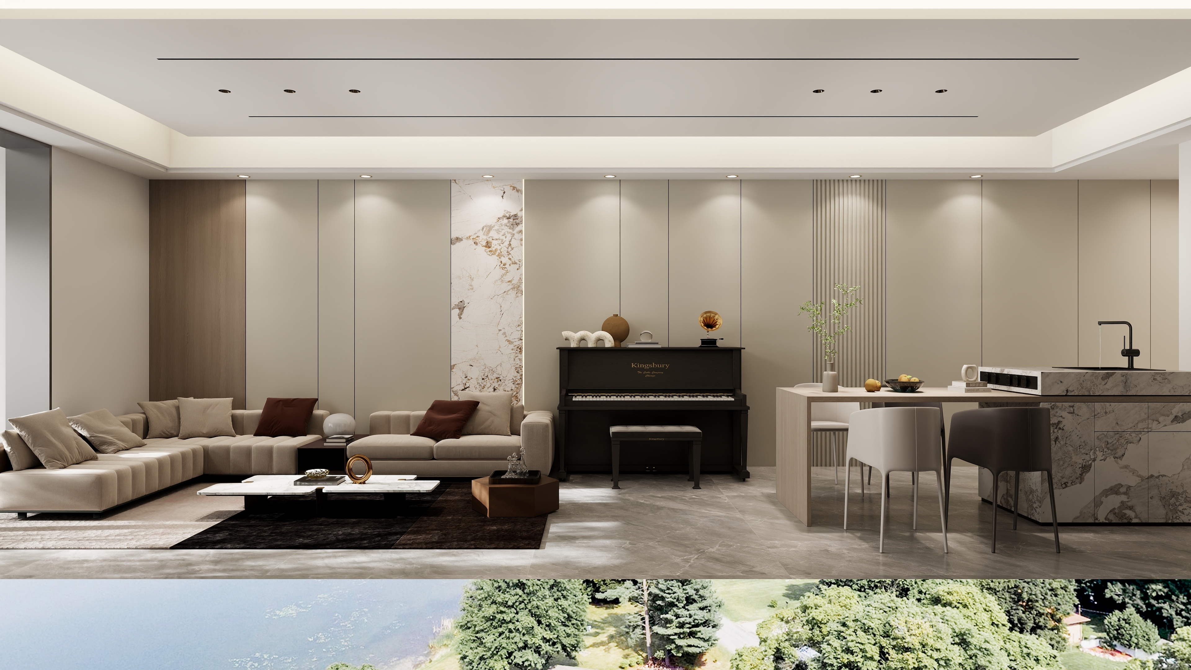 沐光Y-雅居乐139㎡现代-装修设计方案