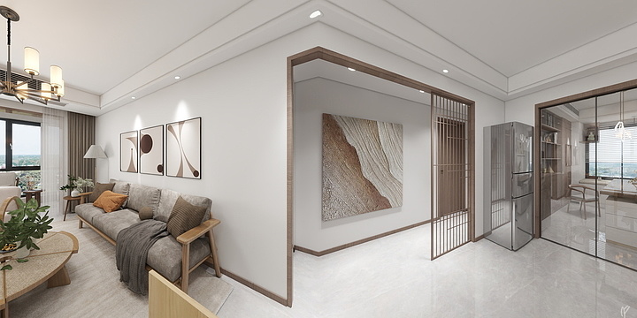 沫沫然TING-原木风---上品花园-装修设计方案