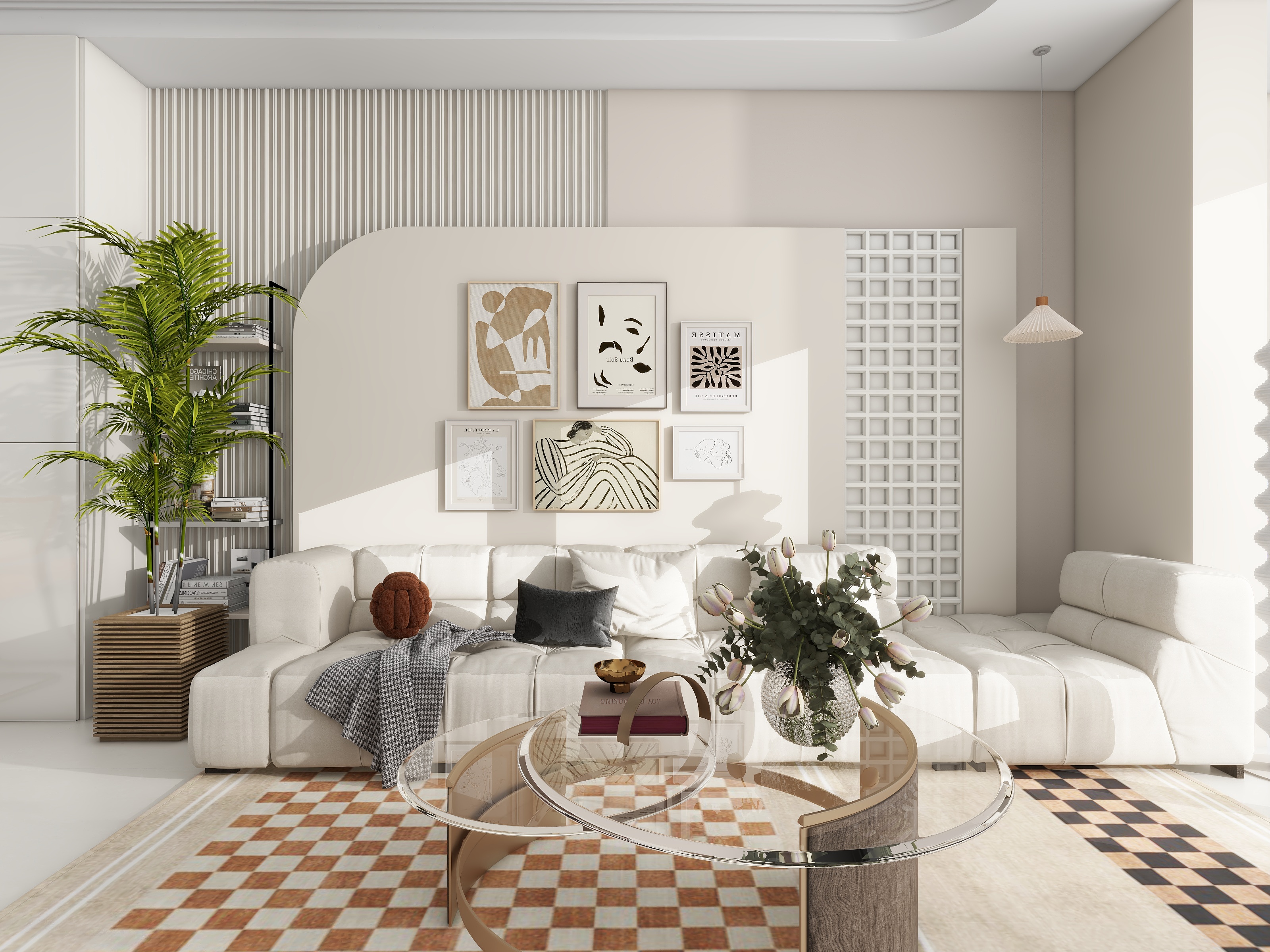 设计-男孩-汇泉西悦城现代简约88㎡3室装修效果图