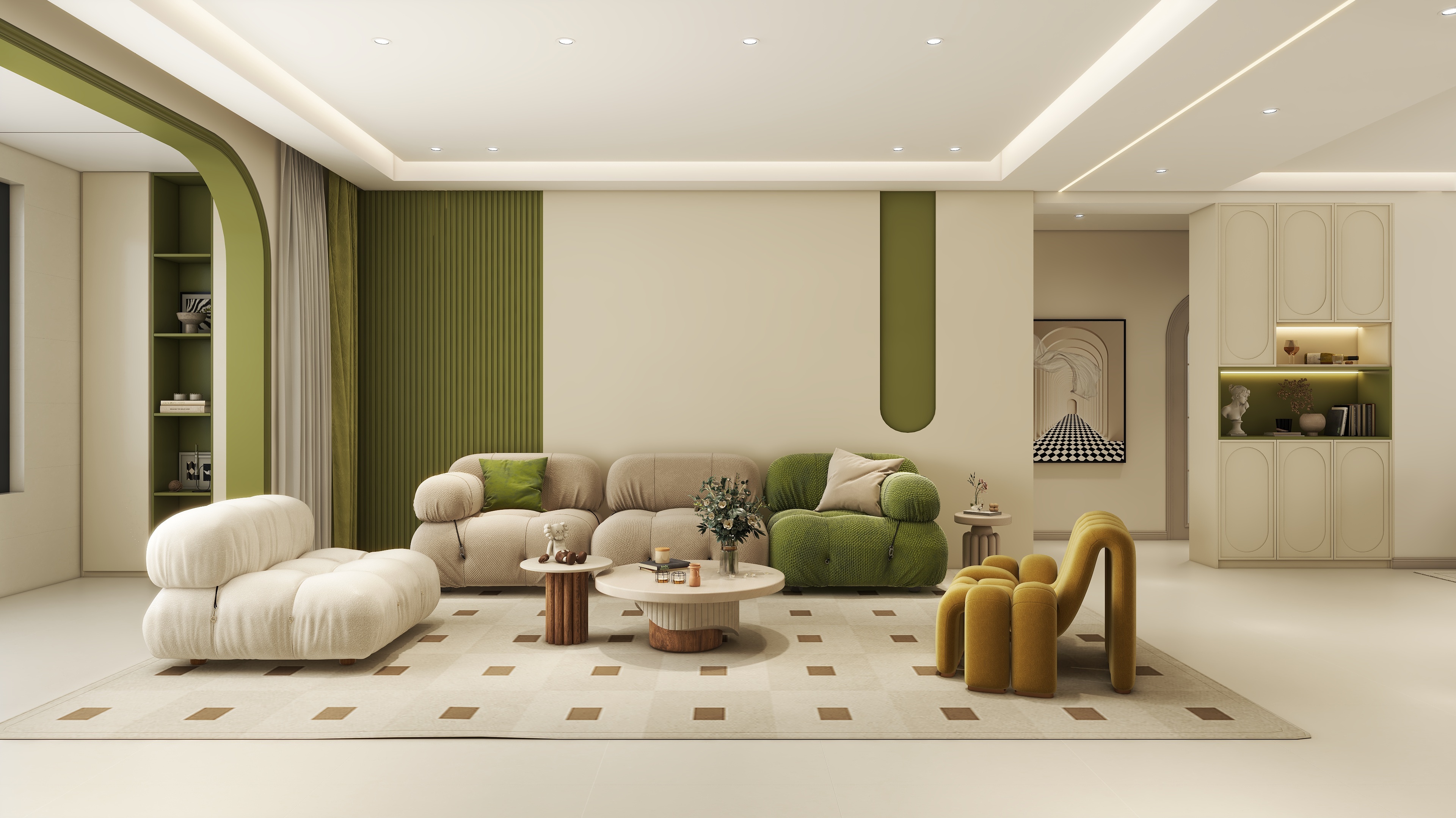 6441Ossk-时代名都三期#法式奶油-装修设计方案