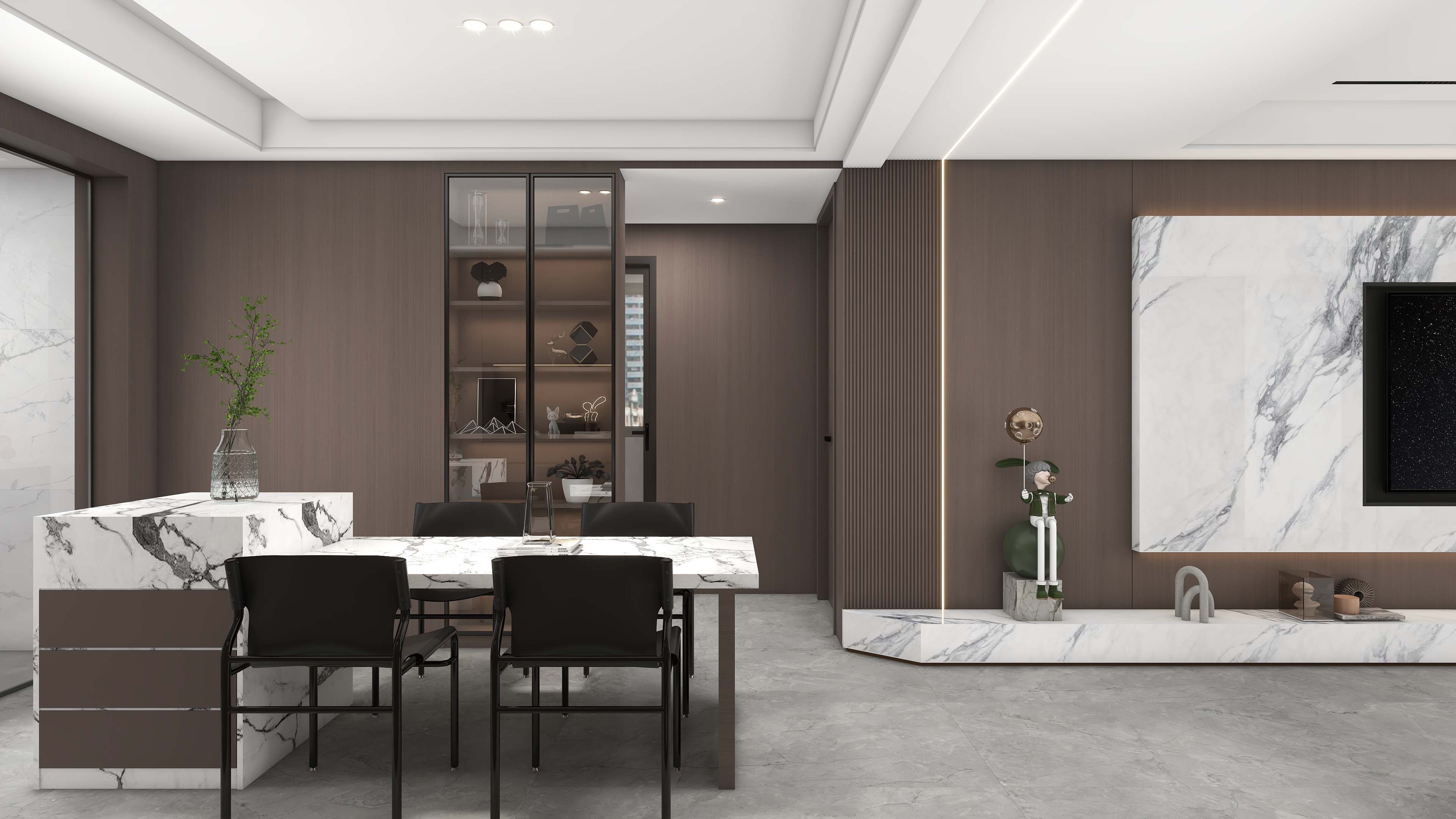 烫发的毛毛虫-落落大方 轻奢系  和瑞园 2-1-1101-装修设计方案