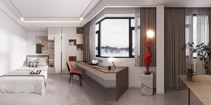 黄柏云设计工作室-保利高尔夫三街12号三层-装修设计方案