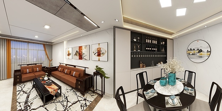 dawn斌-新天地韦总雅居-装修设计方案