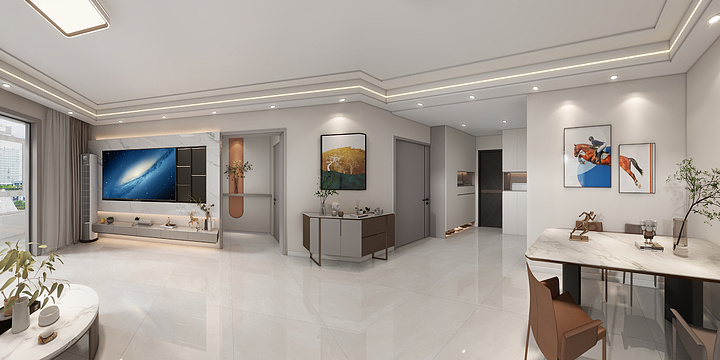 全案设计师江杰-龙庭公寓-装修设计方案