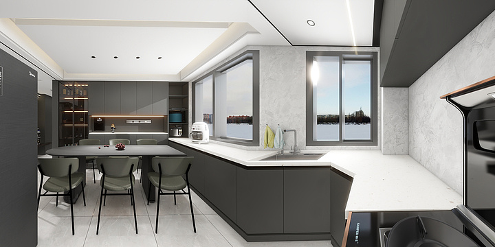 成天乐丨-汉泽131㎡1室-装修设计方案