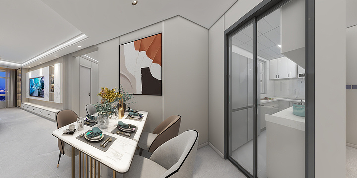 王治安-河西名邸108A-装修设计方案