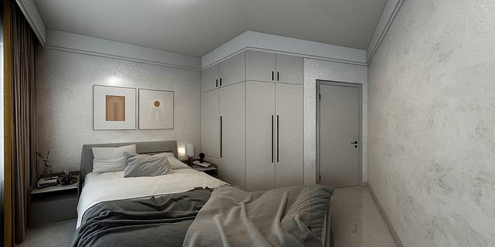 尚美爱家空间设计-美林湾4-2-501-装修设计方案